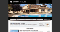 Desktop Screenshot of gispertfinques.com