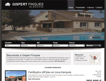 Tablet Screenshot of gispertfinques.com